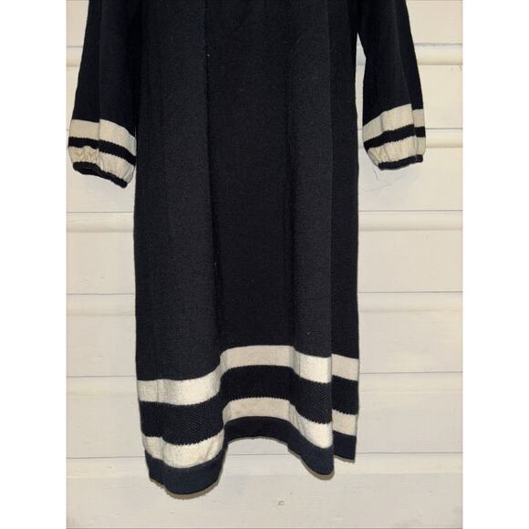 Lilly Pulitzer 100% Merino Wool 3:4 Sleeve Pullover Knit Dress Size L - Picture 4 of 8